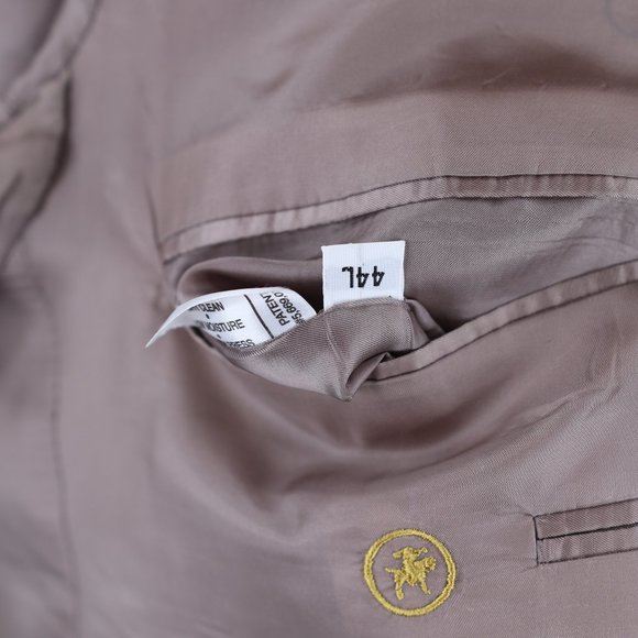 Hart Schaffner Marx Gold Trumpeter Loro Piana Worsted Cashmere Sport Coat - 44L - Picture 11 of 12